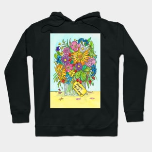 Happy Birthday Bouquet Hoodie